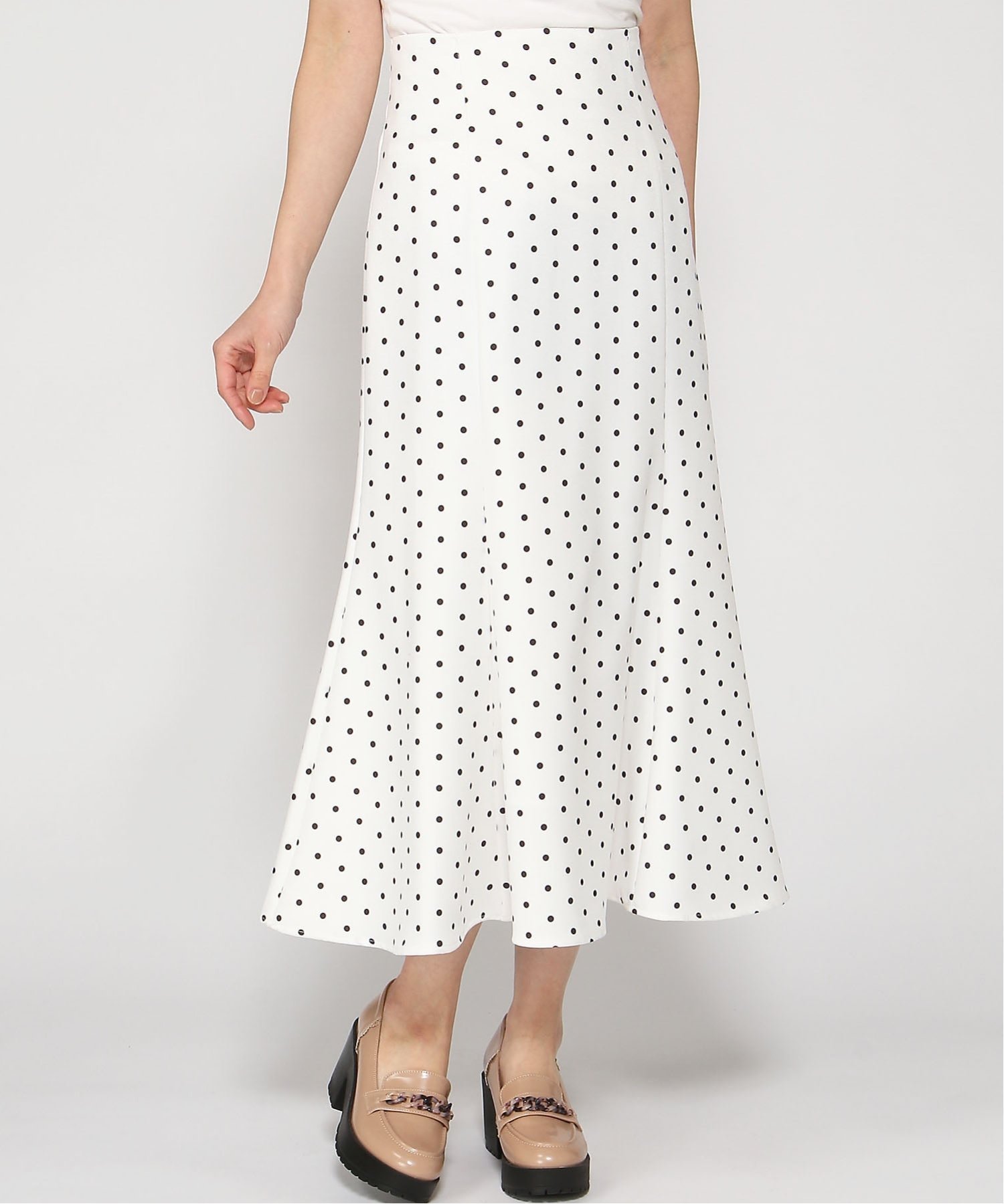 【イング/INGNI】の【WEB限定】BackレースUPマーメイドスカート インテリア・キッズ・メンズ・レディースファッション・服の通販 founy(ファニー) ファッション Fashion レディースファッション Fashion for Women スカート Skirts シンプル Simple, Minimal チェック Check, Plaid, Tartan ドット Polka Dot, Dot Pattern フィット Fit, Slim Fit マーメイド Mermaid, Fishtail Silhouette レース Lace, Lace Fabric ロング Long, Long-Length 無地 Plain, Solid Color オフクロ/ドットA|ID: prp329100004912826 ipo3291000000036817429