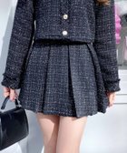 【イング/INGNI】のツイードボックスプリーツスカパン クロ/ツイード|ID: prp329100004912882 ipo3291000000036818013