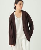 【エルーラ/Elura】の【UVカット・接触冷感・防シワ機能付き】サラサラリラクシージャケット/656801 人気、トレンドファッション・服の通販 founy(ファニー) ファッション Fashion レディースファッション Fashion for Women アウター Coat / Outerwear Collection レディースジャケット・軽アウター Jackets 春 Spring ジャケット Jacket, Outerwear デニム Denim, Jeans Material 夏 Summer エレガント 上品 Elegant ビジネス 仕事 通勤 Business / Work / Commuting thumbnail ダークブラウン58≪WEB限定≫|ID: prp329100004912997 ipo3291000000036819050