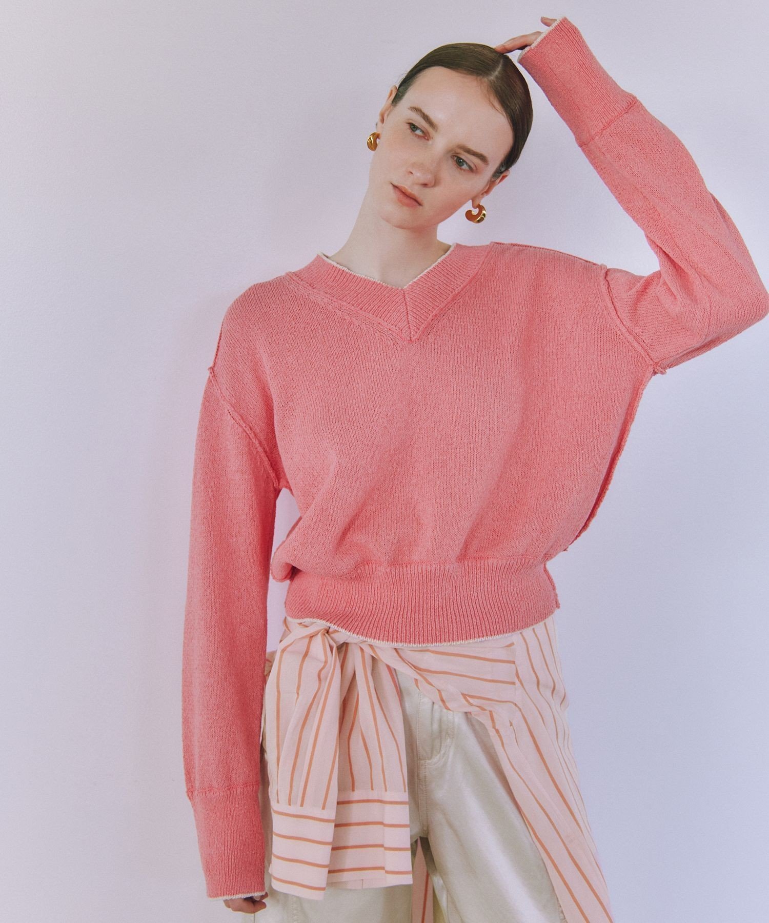 【アダム エ ロペ/ADAM ET ROPE'】のペーパーヤーンプルオーバー 人気、トレンドファッション・服の通販 founy(ファニー) ファッション Fashion レディースファッション Fashion for Women トップス・カットソー Cut & Sew Tops カジュアルプルオーバー・ニットトップス Pullovers & Knit Tops / Casual Pullovers インナー Innerwear 春 Spring コンパクト Compact, Small Size 吸水 Absorbent, Quick-Dry シンプル Simple, Minimal スリット Slit, Slit Detail デコルテ Décolleté, Neckline ボトム Bottoms, Lower Wear モダン Modern, Contemporary ワイド Wide, Wide Fit S/S・春夏 SS, Spring/Summer, Warm Season おすすめ Recommended / Our Picks 夏 Summer 2026年 2026 other-1|ID: prp329100004913164 ipo3291000000036820253