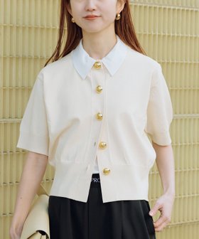 【アダム エ ロペ/ADAM ET ROPE'】の【サステナブル】2WAYカラー付カーディガン 人気、トレンドファッション・服の通販 founy(ファニー) ファッション Fashion レディースファッション Fashion for Women トップス・カットソー Cut & Sew Tops カーディガン・羽織り Layered Style Cardigans カーディガン Cardigan, Knitwear スラックス Slacks, Dress Pants デニム Denim, Jeans Material バランス Balance, Style Balance フロント Front, Front Design ポケット Pocket, Pocket Detail おすすめ Recommended / Our Picks エレガント 上品 Elegant 2026年 2026 |ID:prp329100004913382