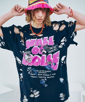 【アールエヌエー/RNA】のM2689 ハードクラッシュTEE 人気、トレンドファッション・服の通販 founy(ファニー) ファッション Fashion レディースファッション Fashion for Women アクセサリー Fashion Accessories インナー Innerwear クラッシュ Distressed, Crashed Style グラフィック Graphic, Graphic Design ダメージ Distressed, Destroyed フロント Front, Front Design ミックス Mix, Mixed Style |ID:prp329100004913386