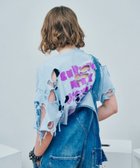 【アールエヌエー/RNA】のM2689 ハードクラッシュTEE 人気、トレンドファッション・服の通販 founy(ファニー) ファッション Fashion レディースファッション Fashion for Women アクセサリー Fashion Accessories インナー Innerwear クラッシュ Distressed, Crashed Style グラフィック Graphic, Graphic Design ダメージ Distressed, Destroyed フロント Front, Front Design ミックス Mix, Mixed Style thumbnail ライトブルー|ID: prp329100004913386 ipo3291000000036821313