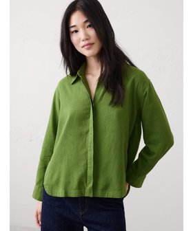 【バナナリパブリック ファクトリーストア/BANANA REPUBLIC FACTORY STORE】の日本限定 オーバーサイズ リネンシャツ 人気、トレンドファッション・服の通販 founy(ファニー) ファッション Fashion レディースファッション Fashion for Women トップス・カットソー Cut & Sew Tops シャツ・ブラウス・オフィスカジュアル Elegant Blouses & Button-Ups リネン Linen, Linen Fabric リラックス Relax, Relaxed Fit 春 Spring 秋 Autumn |ID:prp329100004913429