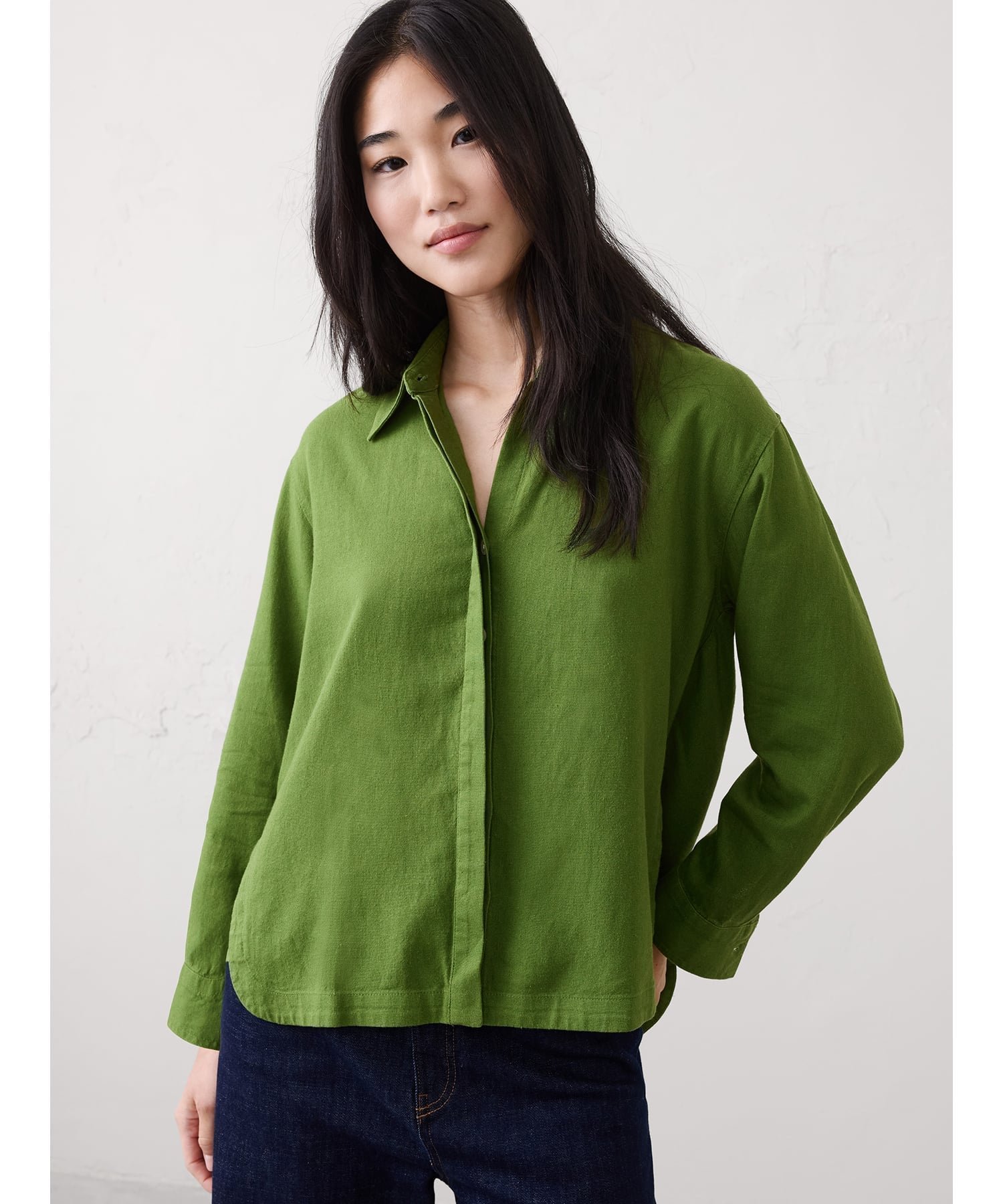 【バナナリパブリック ファクトリーストア/BANANA REPUBLIC FACTORY STORE】の日本限定 オーバーサイズ リネンシャツ 人気、トレンドファッション・服の通販 founy(ファニー) 　ファッション　Fashion　レディースファッション　Fashion for Women　トップス・カットソー　Cut & Sew Tops　シャツ・ブラウス・オフィスカジュアル　Elegant Blouses & Button-Ups　リネン　Linen, Linen Fabric　リラックス　Relax, Relaxed Fit　春　Spring　秋　Autumn　 other-1|ID: prp329100004913429 ipo3291000000036821512