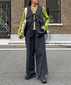 【シーピーシーエム/CPCM】のデニムビスチェセットアップ 人気、トレンドファッション・服の通販 founy(ファニー) ファッション Fashion レディースファッション Fashion for Women トップス・カットソー Cut & Sew Tops ビスチェ Bustiers & Corset Tops / Layered Bustier Style インナー Innerwear シンプル Simple, Minimal セットアップ Set-Up, Coordinated Outfit ビスチェ Bustier, Corset Top ルーズ Loose, Oversized 春 Spring thumbnail ブラック|ID: prp329100004913438 ipo3291000000036821557