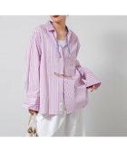 【ノーリーズ/NOLLEY'S】の【MAQWEL/マクウェル】ウォッシャブルストライプシャツ 人気、トレンドファッション・服の通販 founy(ファニー) ファッション Fashion レディースファッション Fashion for Women トップス・カットソー Cut & Sew Tops シャツ・ブラウス・オフィスカジュアル Elegant Blouses & Button-Ups カフス Cuff Design ストライプ Stripe, Striped Pattern リラックス Relax, Relaxed Fit おすすめ Recommended / Our Picks 2026年 2026 thumbnail ピンク系3|ID: prp329100004913474 ipo3291000000036821718