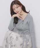 【インデックス/INDEX】のドッキングニットワンピース【洗濯機OK/抗ピル】 人気、トレンドファッション・服の通販 founy(ファニー) ファッション Fashion レディースファッション Fashion for Women ワンピース Dresses ニットワンピース Knit Dresses 軽量 Lightweight, Ultra Light チュール Tulip, Tulip Motif バランス Balance, Style Balance フィット Fit, Slim Fit フレア Flare, Flared プリーツ Pleats, Pleated ポケット Pocket, Pocket Detail リボン Ribbon, Bow エレガント 上品 Elegant thumbnail ブルー|ID: prp329100004913493 ipo3291000000036821787