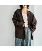 【レプシィム ローリーズファーム/LEPSIM LOWRYS FARM】の《リネンライクドライシリーズ》ルーズW長袖ジャケット 人気、トレンドファッション・服の通販 founy(ファニー) ファッション Fashion レディースファッション Fashion for Women アウター Coat / Outerwear Collection レディースジャケット・軽アウター Jackets おすすめ Recommended / Our Picks ジャケット Jacket, Outerwear セットアップ Set-Up, Coordinated Outfit ラップ Wrap, Wrap Design ルーズ Loose, Oversized 人気 Popular, Best Seller 長袖 Long Sleeve, Full Sleeve thumbnail ブラウン58|ID: prp329100004913614 ipo3291000000036822377