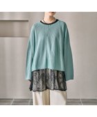 【レプシィム ローリーズファーム/LEPSIM LOWRYS FARM】の裾アソートレイヤード2 人気、トレンドファッション・服の通販 founy(ファニー) ファッション Fashion レディースファッション Fashion for Women おすすめ Recommended / Our Picks スウェット / スエット Sweatshirt, Sweatwear thumbnail ブラック×レース09|ID: prp329100004913675 ipo3291000000036822656