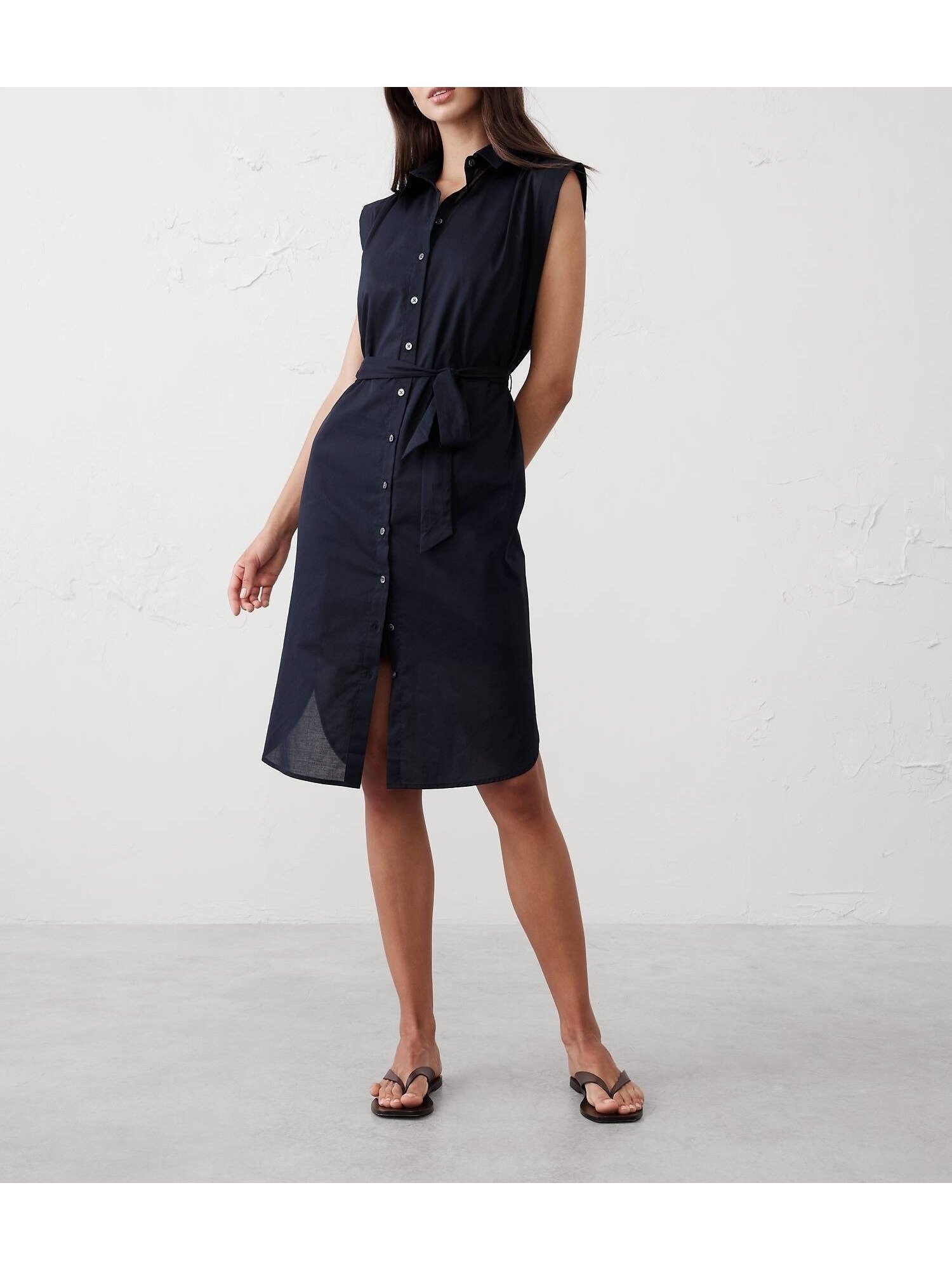 【バナナリパブリック ファクトリーストア/BANANA REPUBLIC FACTORY STORE】のBANANA REPUBLIC FACTORY STORE ボイルミディシャツワンピース インテリア・キッズ・メンズ・レディースファッション・服の通販 founy(ファニー) 　ファッション　Fashion　レディースファッション　Fashion for Women　ワンピース　Dresses　シャツワンピース / 1枚で着映えコーデ　Shirt Dresses　カーディガン　Cardigan, Knitwear　ジャケット　Jacket, Outerwear　PREPPY_NAVY|ID: prp329100004913758 ipo3291000000036823023