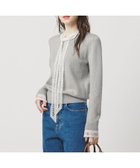 【ユナイテッドアローズ/UNITED ARROWS】の4WAY ボウタイレース ニット 人気、トレンドファッション・服の通販 founy(ファニー) ファッション Fashion レディースファッション Fashion for Women トップス・カットソー Cut & Sew Tops ニット Knit Tops & Sweaters ケミカル Chemical, Chemical Wash コンパクト Compact, Small Size ストレート Straight, Straight Cut テーパード Tapered, Tapered Pants レース Lace, Lace Fabric ワイド Wide, Wide Fit おすすめ Recommended / Our Picks thumbnail LT.GRAY|ID: prp329100004913765 ipo3291000000036823056