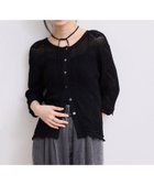 【アダム エ ロペ/ADAM ET ROPE'】の【WEB限定】2wayレースアップカーディガン 人気、トレンドファッション・服の通販 founy(ファニー) ファッション Fashion レディースファッション Fashion for Women トップス・カットソー Cut & Sew Tops カーディガン・羽織り Layered Style Cardigans カーディガン Cardigan, Knitwear スカラップ Scallop, Scalloped Edge デニム Denim, Jeans Material ポケット Pocket, Pocket Detail レース Lace, Lace Fabric ワイド Wide, Wide Fit おすすめ Recommended / Our Picks 2026年 2026 thumbnail ブラック(01)|ID: prp329100004913793 ipo3291000000036823180