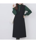 【インデックス/INDEX】のキーネックジャンスカ【洗濯機OK/防シワ/イージーアイロン】 ブラック|ID: prp329100004913911 ipo3291000000036823736