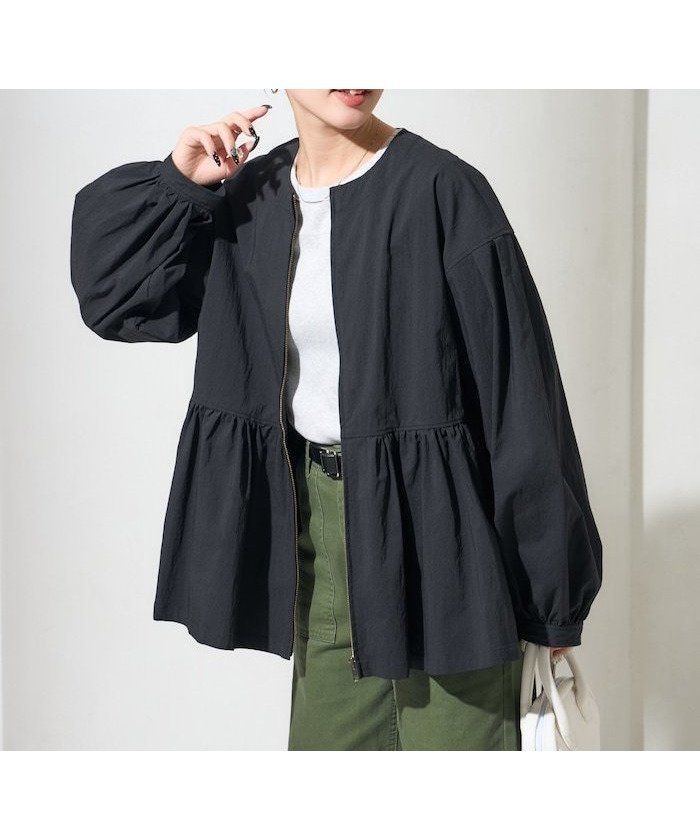 【フリークスストア/FREAK'S STORE】のティアード切り替えフレアジャケット【限定展開】 インテリア・キッズ・メンズ・レディースファッション・服の通販 founy(ファニー) 　ファッション　Fashion　レディースファッション　Fashion for Women　アウター　Coat / Outerwear Collection　レディースジャケット・軽アウター　Jackets　2026年　2026　おすすめ　Recommended / Our Picks　インナー　Innerwear　カットソー　Cut and Sewn Top　シンプル　Simple, Minimal　ジャケット　Jacket, Outerwear　スラックス　Slacks, Dress Pants　ティアード　Tiered, Tiered Style　デニム　Denim, Jeans Material　トレンチ　Trench, Trench Coat　バランス　Balance, Style Balance　フレア　Flare, Flared　切替　Switching, Contrast Panel　夏　Summer　S/S・春夏　SS, Spring/Summer, Warm Season　ブラック|ID: prp329100004913933 ipo3291000000036823848