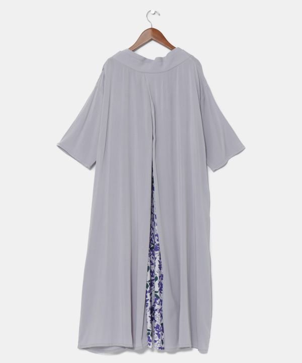 【アミナコレクション/Amina Collection】の【カヤ】四季の夏姿八掛ワンピース インテリア・キッズ・メンズ・レディースファッション・服の通販 founy(ファニー) 　ファッション　Fashion　レディースファッション　Fashion for Women　ワンピース　Dresses　おすすめ　Recommended / Our Picks　夏　Summer　無地　Plain, Solid Color　グレー|ID: prp329100004914006 ipo3291000000036824209