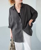 【スピック&スパン/Spick & Span】の《ゆったりサイズ》追加 80リネンカシュクール ビッグシャツ 人気、トレンドファッション・服の通販 founy(ファニー) ファッション Fashion レディースファッション Fashion for Women トップス・カットソー Cut & Sew Tops シャツ・ブラウス・オフィスカジュアル Elegant Blouses & Button-Ups イエロー Yellow インナー Innerwear オレンジ Orange カシュクール Wrap Design ストライプ Stripe, Striped Pattern タンク Tank Top, Sleeveless Top 定番 Standard, Basic Item ビッグ Big, Oversized リネン Linen, Linen Fabric リラックス Relax, Relaxed Fit 再入荷 Restock / Back in Stock おすすめ Recommended / Our Picks エレガント 上品 Elegant thumbnail ブラック B|ID: prp329100004915129 ipo3291000000036839856