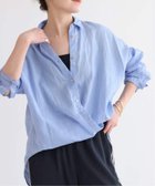 【スピック&スパン/Spick & Span】の《ゆったりサイズ》追加 80リネンカシュクール ビッグシャツ 人気、トレンドファッション・服の通販 founy(ファニー) ファッション Fashion レディースファッション Fashion for Women トップス・カットソー Cut & Sew Tops シャツ・ブラウス・オフィスカジュアル Elegant Blouses & Button-Ups イエロー Yellow インナー Innerwear オレンジ Orange カシュクール Wrap Design ストライプ Stripe, Striped Pattern タンク Tank Top, Sleeveless Top 定番 Standard, Basic Item ビッグ Big, Oversized リネン Linen, Linen Fabric リラックス Relax, Relaxed Fit 再入荷 Restock / Back in Stock おすすめ Recommended / Our Picks エレガント 上品 Elegant thumbnail サックスブルー|ID: prp329100004915129 ipo3291000000036839867