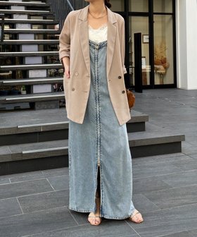 【ドゥドゥ/DouDou】の【完売カラー再追加!/サイズ展開あり/細見え】リヨセルデニムジャンスカ 人気、トレンドファッション・服の通販 founy(ファニー) ファッション Fashion レディースファッション Fashion for Women スマート Smart, Elegant センター Center, Center Line デニム Denim, Jeans Material フロント Front, Front Design S/S・春夏 SS, Spring/Summer, Warm Season 再入荷 Restock / Back in Stock 夏 Summer 2026年 2026 |ID:prp329100004915354