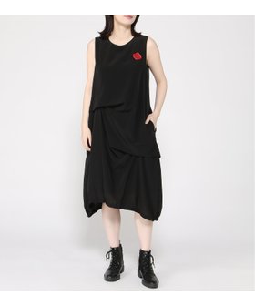 【ゴム/gomme】のシーリングタックワンピース 人気、トレンドファッション・服の通販 founy(ファニー) ファッション Fashion レディースファッション Fashion for Women ワンピース Dresses インナー Innerwear カットソー Cut and Sewn Top カーディガン Cardigan, Knitwear バルーン Balloon, Balloon Silhouette ラバー Rubber, Rubber Sole |ID:prp329100004915394
