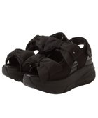 【プラスダイアナ/plus diana】のダブルリボンサンダル 黒生地|ID: prp329100004915627 ipo3291000000036844807