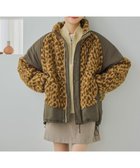 【ニコアンド/niko and】のアソートWARMボアジャケット ブラウンレオパ|ID: prp329100004915752 ipo3291000000036846238