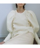 【アダム エ ロペ/ADAM ET ROPE'】のジャガードコンビギャザートップス 人気、トレンドファッション・服の通販 founy(ファニー) ファッション Fashion レディースファッション Fashion for Women トップス・カットソー Cut & Sew Tops コンビ Combo, Combination Style スラックス Slacks, Dress Pants デニム Denim, Jeans Material ドローコード Drawcord, Drawstring Cord パイピング Piping, Trim Design フォルム Silhouette, Form ボトム Bottoms, Lower Wear A/W・秋冬 Autumn/Winter おすすめ Recommended / Our Picks エレガント 上品 Elegant 2026年 2026 thumbnail オフホワイト(15)|ID: prp329100004915812 ipo3291000000036847030