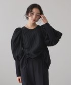 【アダム エ ロペ/ADAM ET ROPE'】のジャガードコンビギャザートップス 人気、トレンドファッション・服の通販 founy(ファニー) ファッション Fashion レディースファッション Fashion for Women トップス・カットソー Cut & Sew Tops コンビ Combo, Combination Style スラックス Slacks, Dress Pants デニム Denim, Jeans Material ドローコード Drawcord, Drawstring Cord パイピング Piping, Trim Design フォルム Silhouette, Form ボトム Bottoms, Lower Wear A/W・秋冬 Autumn/Winter おすすめ Recommended / Our Picks エレガント 上品 Elegant 2026年 2026 thumbnail ブラック(01)|ID: prp329100004915812 ipo3291000000036847035