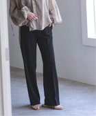 【ノーブル / スピック&スパン/NOBLE / Spick & Span】のツイルクロスストレートパンツ 人気、トレンドファッション・服の通販 founy(ファニー) ファッション Fashion レディースファッション Fashion for Women パンツ Pants & Trousers カットソー Cut and Sewn Top ストレート Straight, Straight Cut ツイル Twist, Twisted Detail ベーシック Basic, Essential thumbnail ブラック|ID: prp329100004915839 ipo3291000000036847502