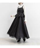 【ランダ/RANDA】のペプラムリボンワンピース 人気、トレンドファッション・服の通販 founy(ファニー) ファッション Fashion レディースファッション Fashion for Women ワンピース Dresses ドッキング Docking, Mixed Material ドット Polka Dot, Dot Pattern フィット Fit, Slim Fit フェミニン Feminine, Girly ペプラム Peplum, Flared Hem リボン Ribbon, Bow ロング Long, Long-Length thumbnail BLACK|ID: prp329100004915846 ipo3291000000036847632