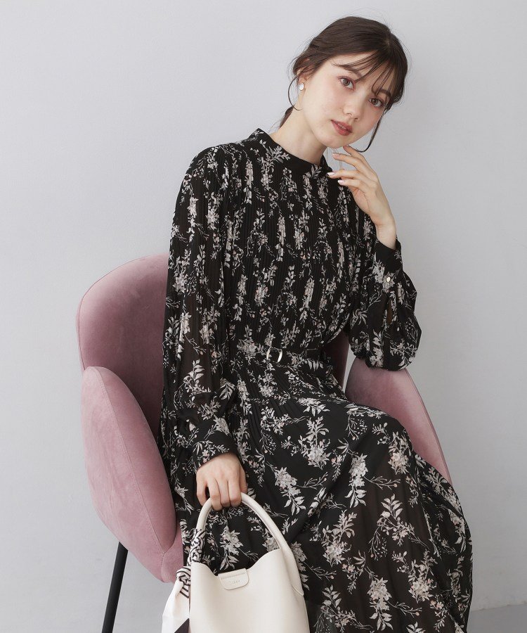 【インデックス/INDEX】のベルト付きプリーツフレアワンピース【洗濯機OK/イージーアイロン/防シワ】《5col》 インテリア・キッズ・メンズ・レディースファッション・服の通販 founy(ファニー) ファッション Fashion レディースファッション Fashion for Women ワンピース Dresses ベルト&ウエストマーク Belts & Waist Accessories スマート Smart, Elegant バランス Balance, Style Balance フィット Fit, Slim Fit フレア Flare, Flared プリーツ Pleats, Pleated ポケット Pocket, Pocket Detail 無地 Plain, Solid Color ブラック|ID: prp329100004915851 ipo3291000000036847698