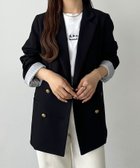 【ジュノア/JUNOAH】のcallautia テーラードジャケット 人気、トレンドファッション・服の通販 founy(ファニー) ファッション Fashion レディースファッション Fashion for Women アウター Coat / Outerwear Collection レディースジャケット・軽アウター Jackets テーラードジャケット / 通勤・きれいめスタイル Tailored Jackets & Blazers thumbnail ブラック|ID: prp329100004915894 ipo3291000000036848515