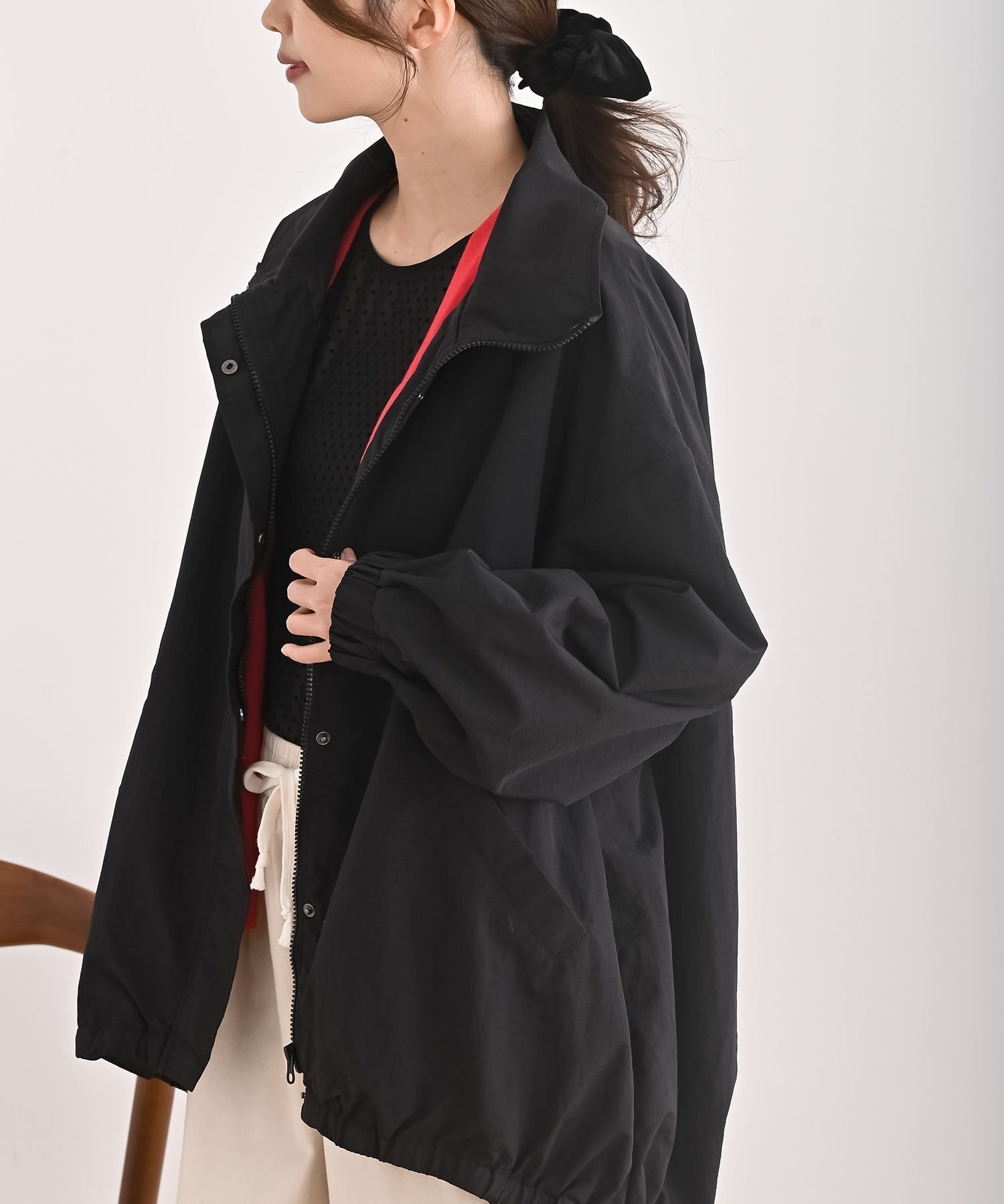 【アールピーエス/rps】のナイロンワッシャースタンドカラーブルゾン インテリア・キッズ・メンズ・レディースファッション・服の通販 founy(ファニー) ファッション Fashion レディースファッション Fashion for Women アウター Coat / Outerwear Collection ブルゾンジャケット・スポーティアウター Blouson Jackets ジャケット Jacket, Outerwear スタンド Stand Collar, Upright Stand ブルゾン Blouson, Bomber Jacket ポケット Pocket, Pocket Detail ロング Long, Long-Length 再入荷 Restock / Back in Stock ブラック|ID: prp329100004915903 ipo3291000000036848627