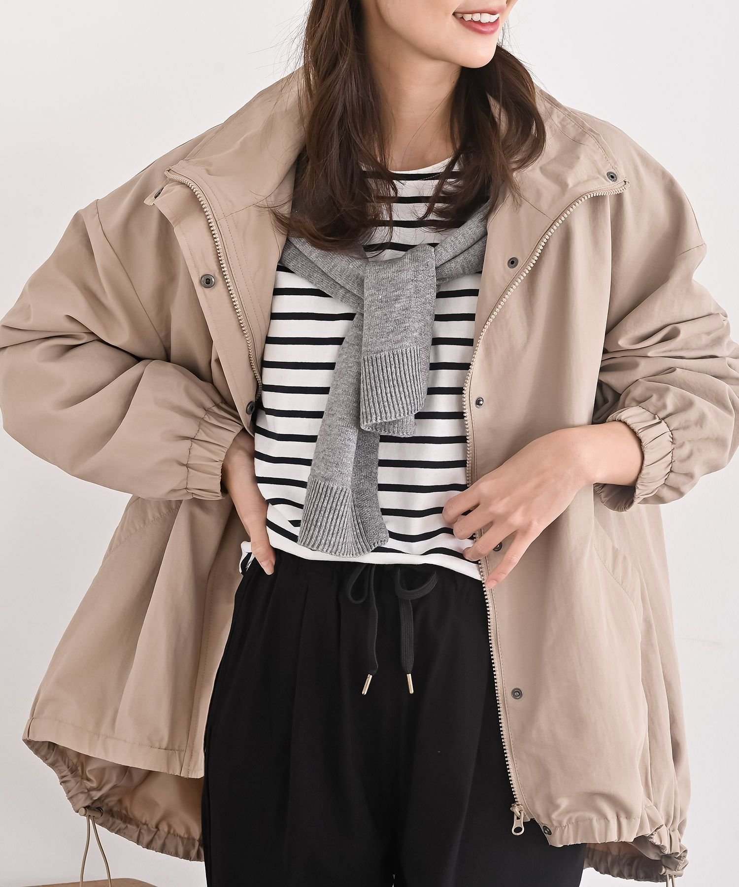 【アールピーエス/rps】のナイロンワッシャースタンドカラーブルゾン インテリア・キッズ・メンズ・レディースファッション・服の通販 founy(ファニー) ファッション Fashion レディースファッション Fashion for Women アウター Coat / Outerwear Collection ブルゾンジャケット・スポーティアウター Blouson Jackets ジャケット Jacket, Outerwear スタンド Stand Collar, Upright Stand ブルゾン Blouson, Bomber Jacket ポケット Pocket, Pocket Detail ロング Long, Long-Length 再入荷 Restock / Back in Stock ベージュ|ID: prp329100004915903 ipo3291000000036848630