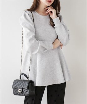 【ラジュール/Lajour】の日本製ペプラムトップス 人気、トレンドファッション・服の通販 founy(ファニー) ファッション Fashion レディースファッション Fashion for Women トップス・カットソー Cut & Sew Tops フレア Flare, Flared ペプラム Peplum, Flared Hem エレガント 上品 Elegant 日本製 Made In Japan |ID:prp329100004915910