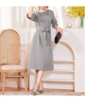 【ドレス/DRESS+】のコクーンワンピースドレス 人気、トレンドファッション・服の通販 founy(ファニー) ファッション Fashion レディースファッション Fashion for Women ワンピース Dresses フォーマル・パーティードレス・結婚式用ドレス Elegant & Casual Dresses おすすめ Recommended / Our Picks アクセサリー Fashion Accessories セレモニー Ceremony フェミニン Feminine, Girly フォーマル Formal, Dressy ラウンド Round, Round Neck リボン Ribbon, Bow ワイド Wide, Wide Fit エレガント 上品 Elegant 二次会 After Party 入学式 Entrance Ceremony 卒業式 Graduation Ceremony 結婚式 Wedding |ID:prp329100004916016