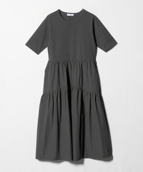 【ユナイテッドアローズ/UNITED ARROWS】のカット*ナイロン ギャザーワンピース ダークグレー A DAY IN THE LIFE 人気、トレンドファッション・服の通販 founy(ファニー) ファッション Fashion レディースファッション Fashion for Women ワンピース Dresses カットソー Cut and Sewn Top キャップ Cap, Baseball Cap ギャザー Gathered, Ruffled コンビ Combo, Combination Style シンプル Simple, Minimal スニーカー Sneakers, Trainers ドッキング Docking, Mixed Material ネックレス Necklace, Pendant Necklace ポケット Pocket, Pocket Detail アウトレット Outlet / Clearance おすすめ Recommended / Our Picks |ID:prp329100004916037