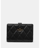 【ケイト スペード ニューヨーク/kate spade NEW YORK】のキルテッド ミディアム バイフォールド ウォレット 人気、トレンドファッション・服の通販 founy(ファニー) ファッション Fashion レディースファッション Fashion for Women ウォレット Wallet キルティング Quilted, Quilting コンパクト Compact, Small Size センター Center, Center Line エレガント 上品 Elegant thumbnail BLACK|ID: prp329100004917459 ipo3291000000036874446