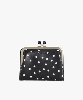【アニエスベー ファム/agnes b. FEMME】のドット レザー がま口 ミニ ウォレット Irene PAW07A-02 人気、トレンドファッション・服の通販 founy(ファニー) ファッション Fashion レディースファッション Fashion for Women ウォレット Wallet コンパクト Compact, Small Size ドット Polka Dot, Dot Pattern ポケット Pocket, Pocket Detail |ID:prp329100004917462