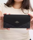 【コーチ/COACH】の【公式】エンベロープ ウォレット・シグネチャー キャンバス 人気、トレンドファッション・服の通販 founy(ファニー) ファッション Fashion レディースファッション Fashion for Women キャンバス Canvas, Canvas Fabric シューズ Shoes, Footwear ジップ Zip, Zipper ポケット Pocket, Pocket Detail 財布 Wallet, Purse thumbnail BLACK|ID: prp329100004917475 ipo3291000000036874636