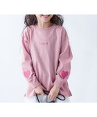 【デビロック/devirock / KIDS】の綿100% お洗濯してもよれにくい ガールズワンポイント 長袖Tシャツ 子供服 26SS 003-ハート-クリームピンク|ID: prp329100004918073 ipo3291000000036888877