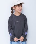 【デビロック/devirock / KIDS】の綿100% お洗濯してもよれにくい ガールズワンポイント 長袖Tシャツ 子供服 26SS 004-ハート-スミクロ|ID: prp329100004918073 ipo3291000000036888880
