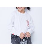 【デビロック/devirock / KIDS】の綿100% お洗濯してもよれにくい ガールズワンポイント 長袖Tシャツ 子供服 26SS 005-ロゴ-ホワイト|ID: prp329100004918073 ipo3291000000036888881
