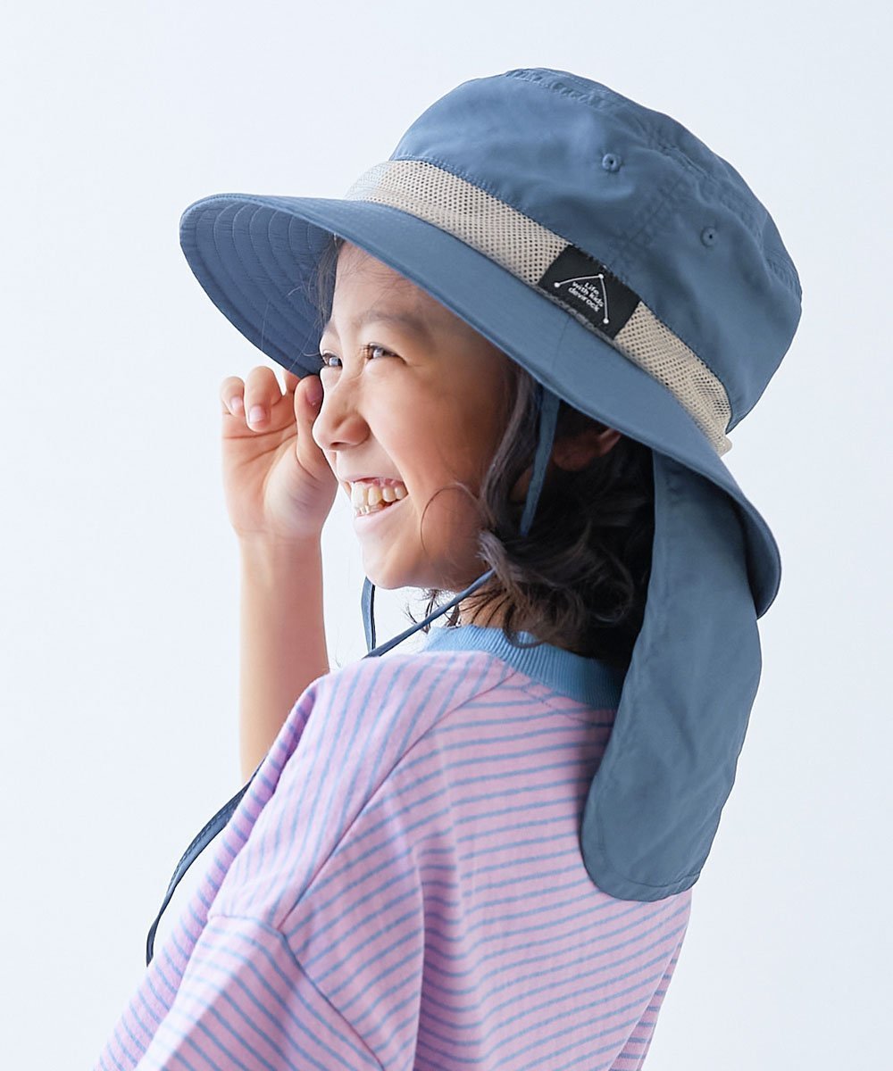 【デビロック/devirock / KIDS】の保冷剤が入る日よけガード付き 親子で使える 撥水 26SS インテリア・キッズ・メンズ・レディースファッション・服の通販 founy(ファニー) ファッション Fashion キッズファッション Fashion for Kids ウォッシャブル Machine Washable カラフル Colorful Design トレンド Trend, Trending Now メッシュ Mesh, Net Fabric 水着 Swimsuit, Swimwear おすすめ Recommended / Our Picks 夏 Summer 2026年 2026 003-ブルーグレー|ID: prp329100004918075 ipo3291000000036888891