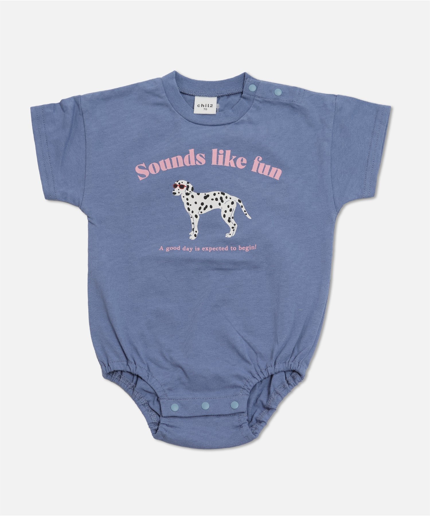 【チルツー/chil2 / KIDS】のプリント半袖ロンパース 人気、トレンドファッション・服の通販 founy(ファニー) 　ファッション　Fashion　キッズファッション　Fashion for Kids　プリント　Print, Printed Pattern　ロンパース　Romper, Jumpsuit　半袖　Short Sleeve, Half Sleeve　 other-1|ID: prp329100004918077 ipo3291000000036888902