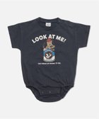 【チルツー/chil2 / KIDS】のプリント半袖ロンパース 人気、トレンドファッション・服の通販 founy(ファニー) ファッション Fashion キッズファッション Fashion for Kids プリント Print, Printed Pattern ロンパース Romper, Jumpsuit 半袖 Short Sleeve, Half Sleeve thumbnail Eアメカジいぬ/チャコール|ID: prp329100004918077 ipo3291000000036888907