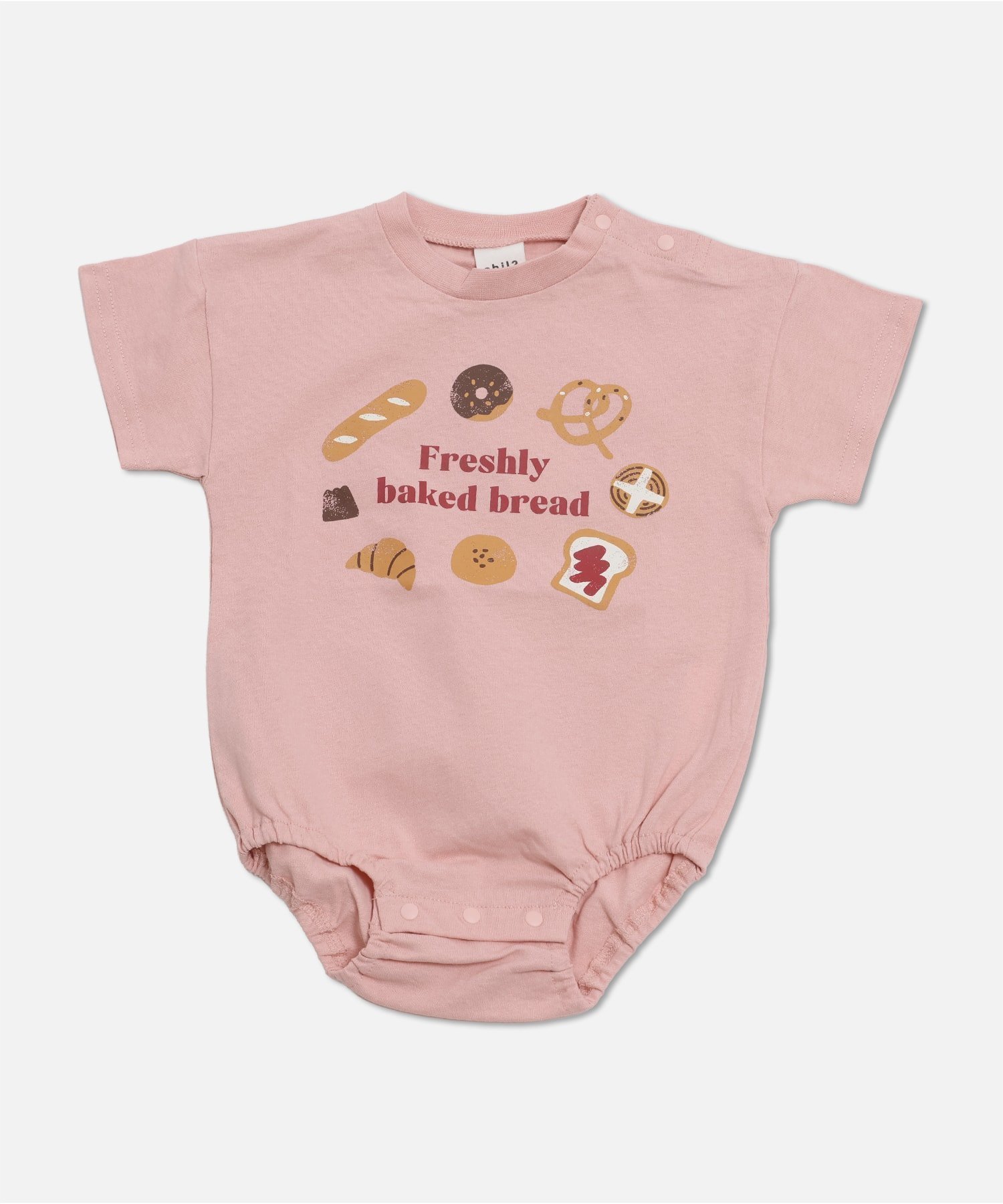 【チルツー/chil2 / KIDS】のプリント半袖ロンパース インテリア・キッズ・メンズ・レディースファッション・服の通販 founy(ファニー) 　ファッション　Fashion　キッズファッション　Fashion for Kids　プリント　Print, Printed Pattern　ロンパース　Romper, Jumpsuit　半袖　Short Sleeve, Half Sleeve　Gパン祭り/Sピンク|ID: prp329100004918077 ipo3291000000036888909