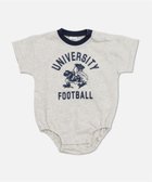 【チルツー/chil2 / KIDS】のプリント半袖ロンパース 人気、トレンドファッション・服の通販 founy(ファニー) ファッション Fashion キッズファッション Fashion for Kids プリント Print, Printed Pattern ロンパース Romper, Jumpsuit 半袖 Short Sleeve, Half Sleeve thumbnail Kフットボール/オートミール|ID: prp329100004918077 ipo3291000000036888913