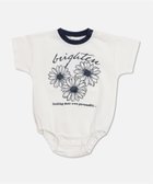 【チルツー/chil2 / KIDS】のプリント半袖ロンパース 人気、トレンドファッション・服の通販 founy(ファニー) ファッション Fashion キッズファッション Fashion for Kids プリント Print, Printed Pattern ロンパース Romper, Jumpsuit 半袖 Short Sleeve, Half Sleeve thumbnail Mフラワー/ホワイト|ID: prp329100004918077 ipo3291000000036888915