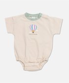 【チルツー/chil2 / KIDS】のプリント半袖ロンパース 人気、トレンドファッション・服の通販 founy(ファニー) ファッション Fashion キッズファッション Fashion for Kids プリント Print, Printed Pattern ロンパース Romper, Jumpsuit 半袖 Short Sleeve, Half Sleeve thumbnail P気球/クリーム|ID: prp329100004918077 ipo3291000000036888918